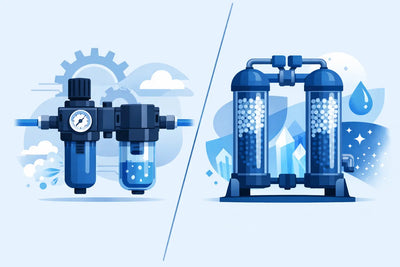 Filter Regulator vs Desiccant Dryer