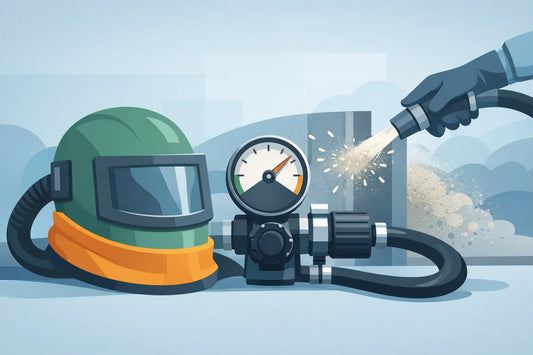 How to Set Sandblaster Pressure Right