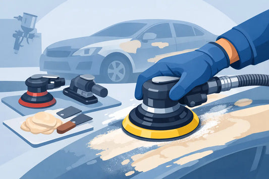 Choosing an Air Sander for Body Filler Shaping
