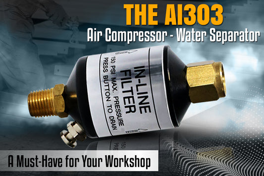 The AI303 Air Compressor Water Separator: A Must-Have for Your Workshop