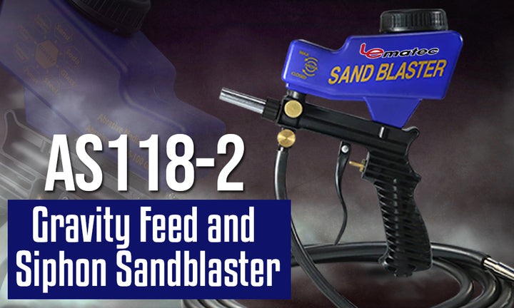 The AS118-2 Gravity Feed and Siphon Sandblaster: A Comprehensive Overview