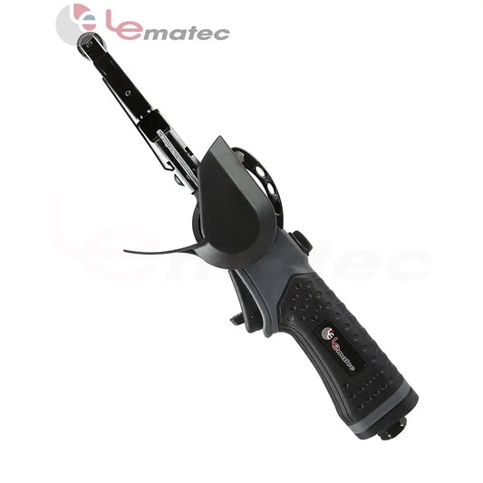 LE-BS-708B Air Belt Sander 3/4" x 20-1/2" – Heavy Duty Grinding handle and body showing features