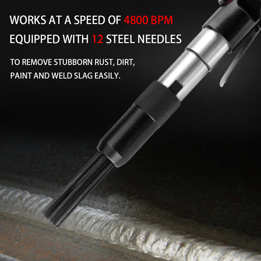 LE-AN67 Air Needle Scaler | 4800 BPM Rust Remover