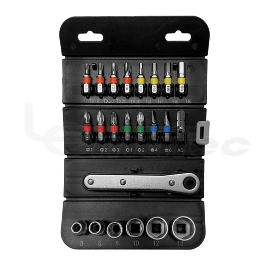 LE-RF232 23PCS 1/4" Drive Mini Socket Set – Compact Handy Kit