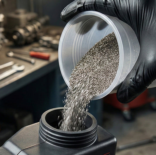 LEI17-2 Brown Corundum Abrasive - 220 Grit Sandblasting Media (1kg) designed for efficient rust removal and stripping paint from delicate parts.