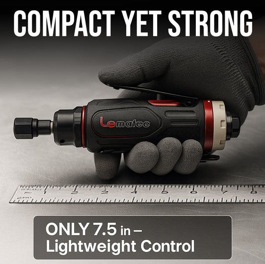 LE-G1045R air die grinder professional mold finishing and precision metalwork in auto body shop