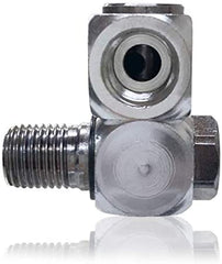 LE LEMATEC Air Hose Connector Set, Swivel Connector, Air Tool Adapter with Teflon, and 2 Male Threads Fitting