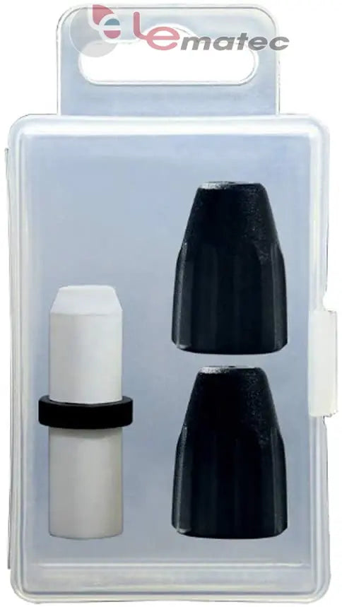 LE LEMATEC AS118-2C Professional Sandblaster Gun Accessory Kit with Ceramic Tip - Heavy-Duty Replacement Parts Set.
