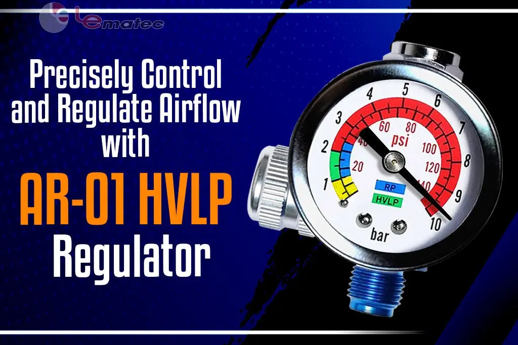 Precisely Control and Regulate Airflow with AR-01 HVLP Regulator Pro Air Tools