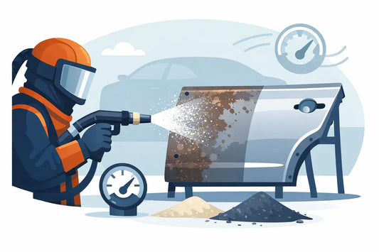 What PSI to Sandblast Automotive Panels