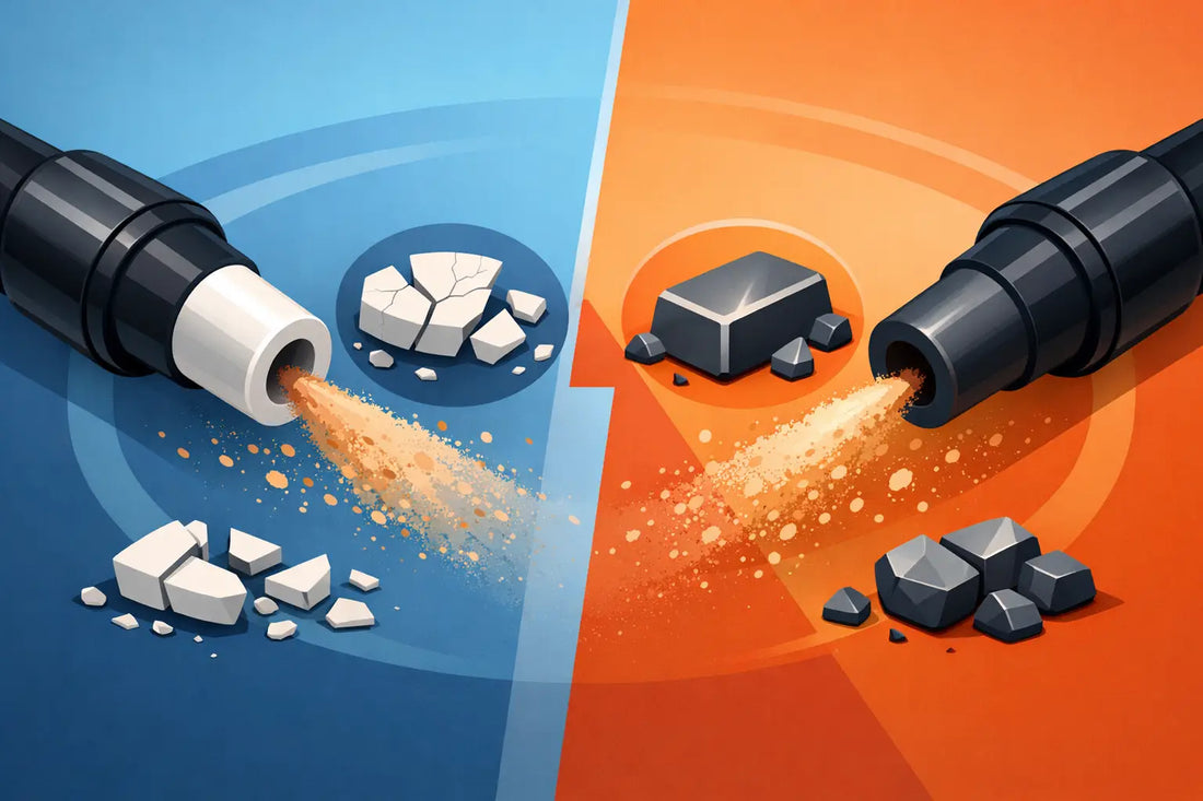 Ceramic vs Tungsten Blast Nozzle - Which Lasts?