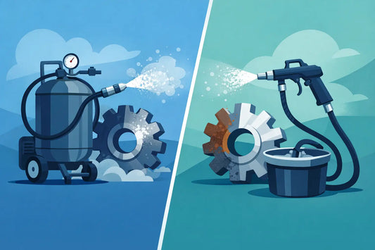 Pressure Blaster vs Siphon Blaster