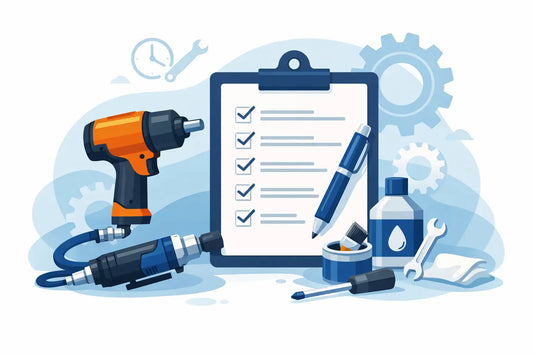 Pneumatic Tool Maintenance Schedule Checklist