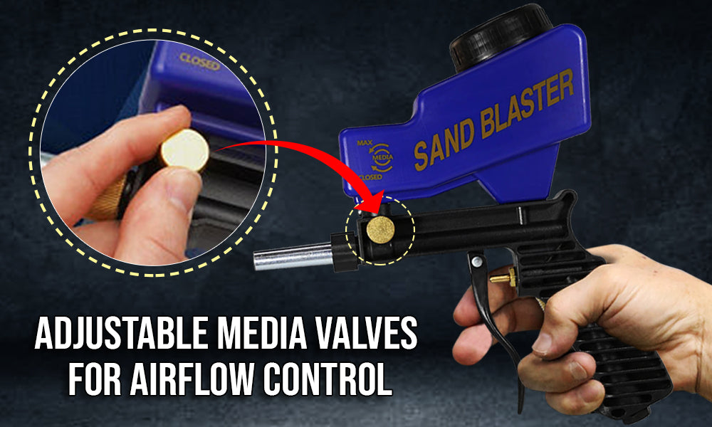 How to Control Media Flow When Using Sandblasters