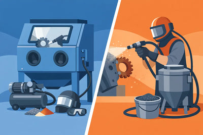 Sandblasting Cabinet vs Siphon Blaster