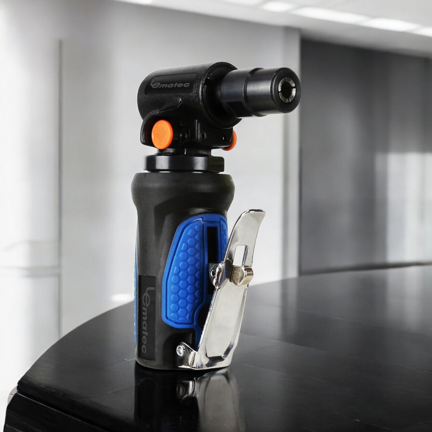 Professional Air Angle Die Grinder - 18,000 RPM with Lock-Out (LE-G1343L)