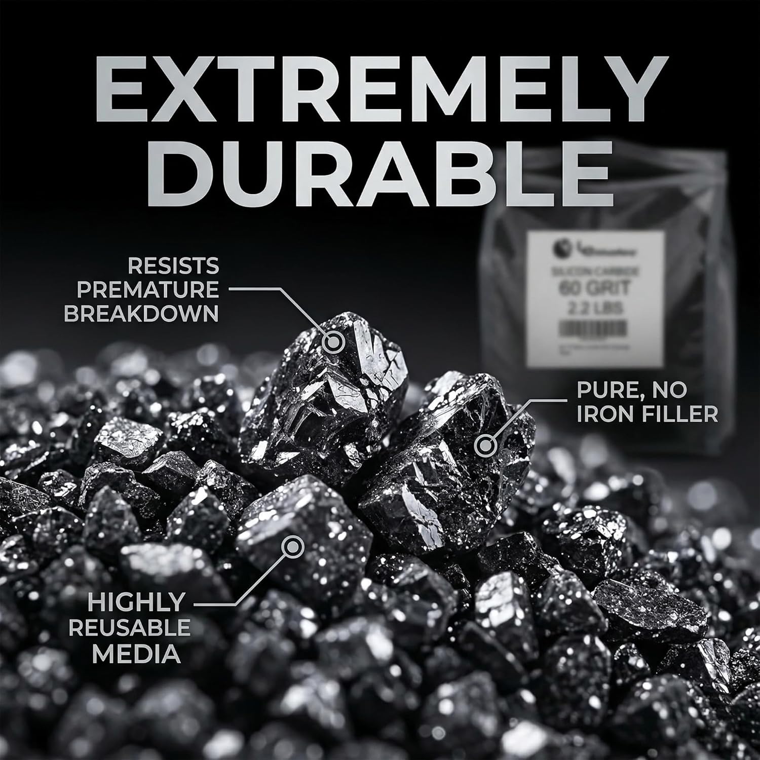 Silicon Carbide Abrasive Media Compatibility with Air Compressor Sandblasters