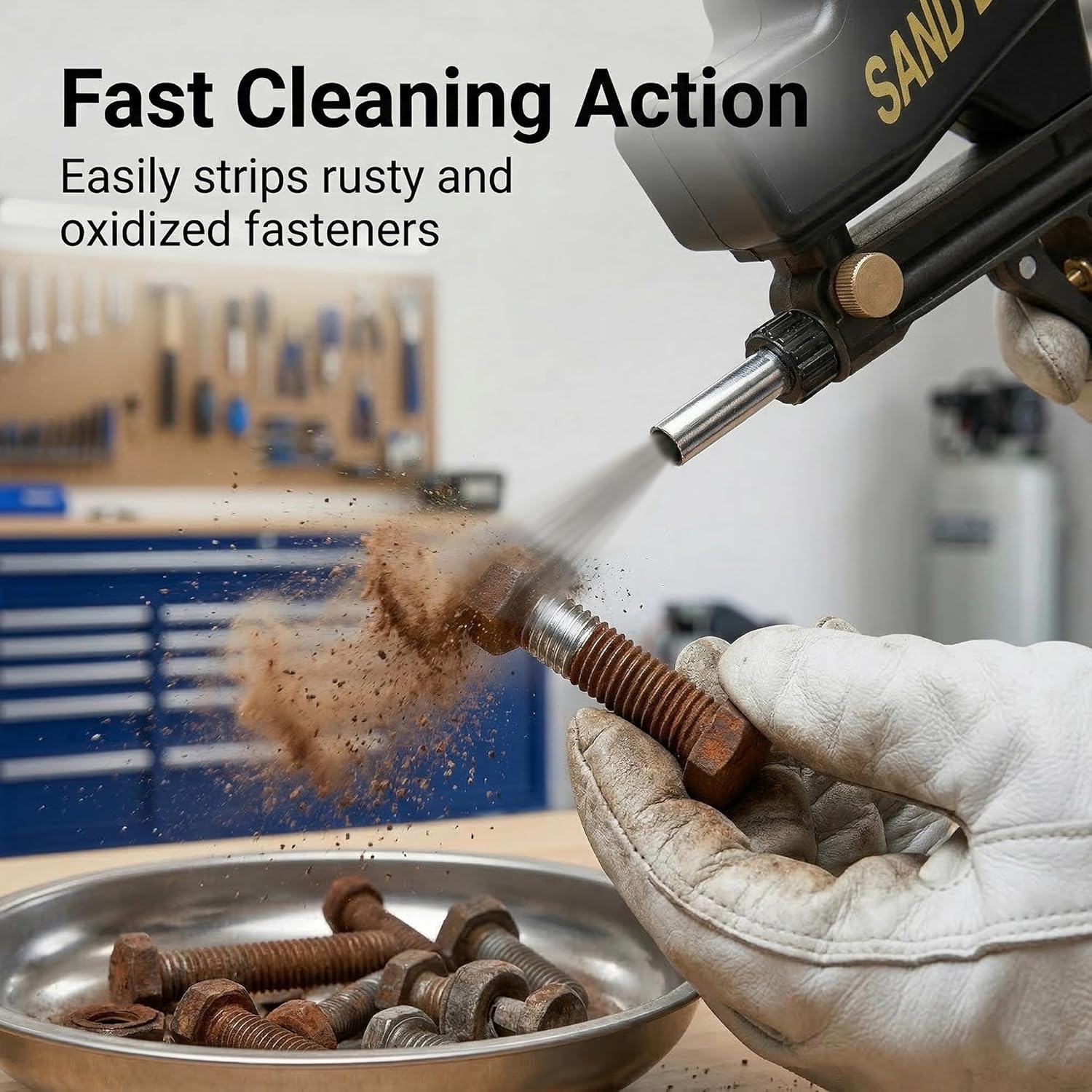 Professional Sandblasting Results Using LE LEMATEC Silicon Carbide Media