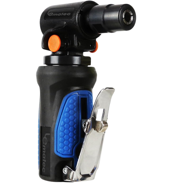 Professional Air Angle Die Grinder - 18,000 RPM with Lock-Out (LE-G1343L)