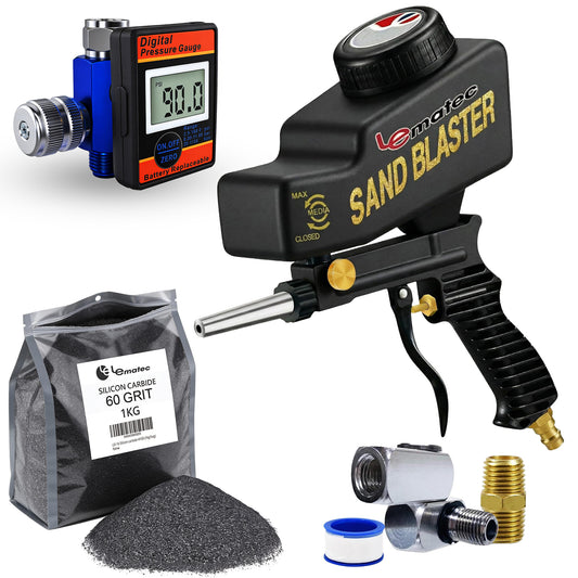 Sandblasting Starter Kit - Silica-Free Complete Setup