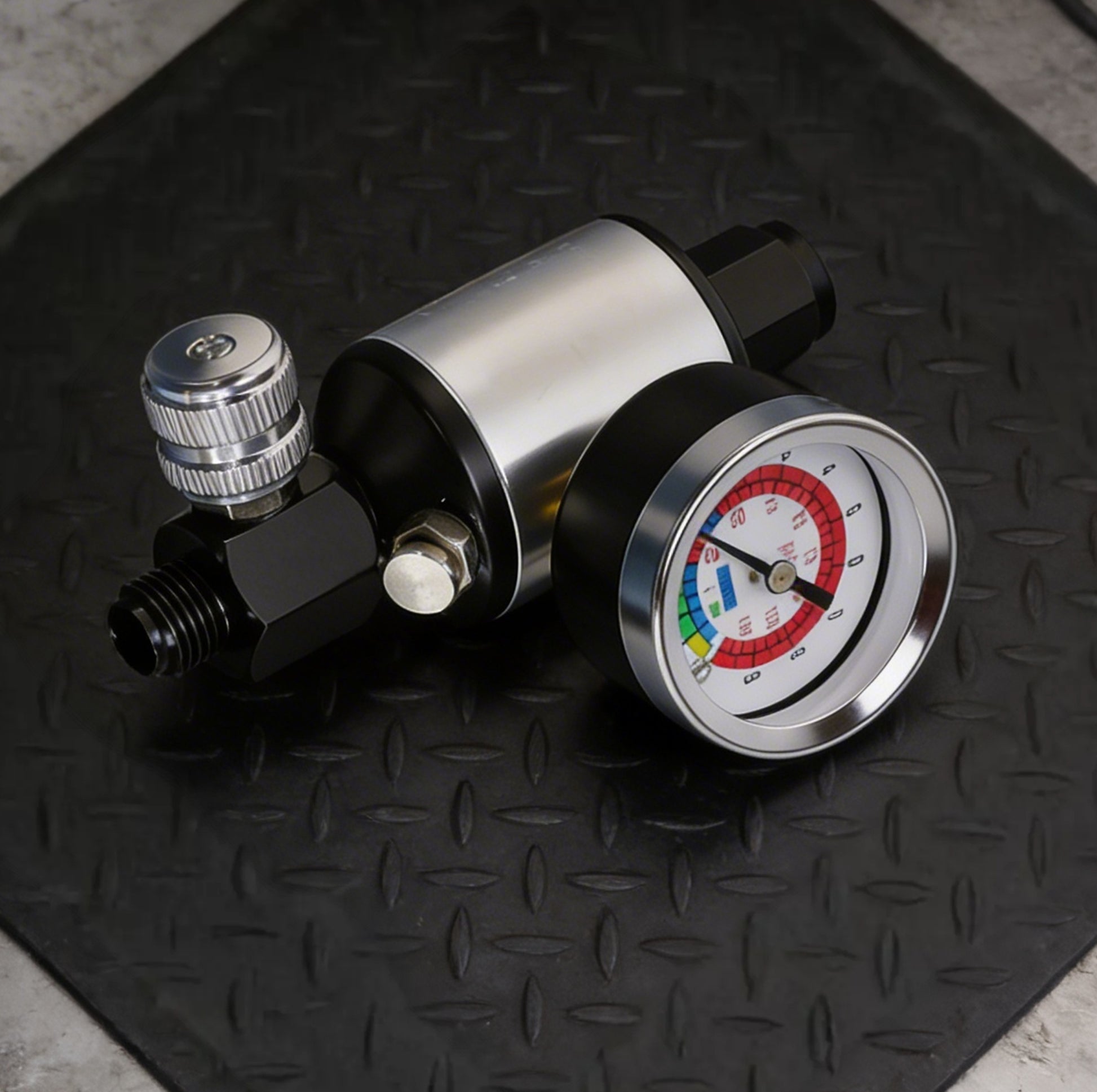 AI303-R1 air compressor filter regulator water oil separator - complete kit contents and included accessories