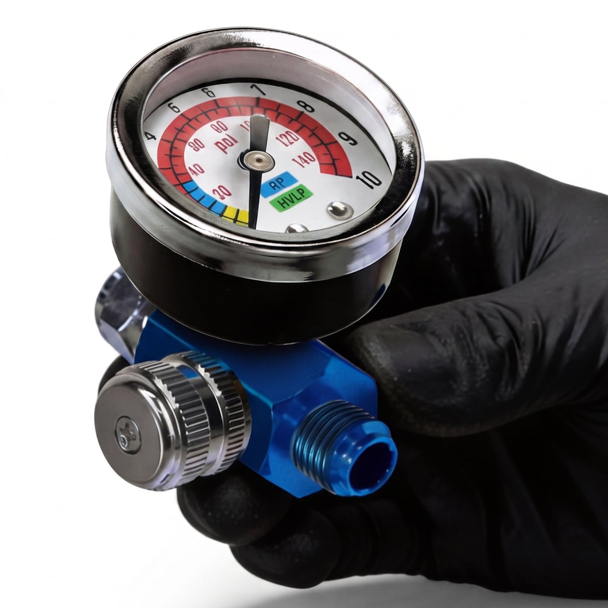 AR-01 analog air compressor regulator 150 PSI - product installed in workshop application
