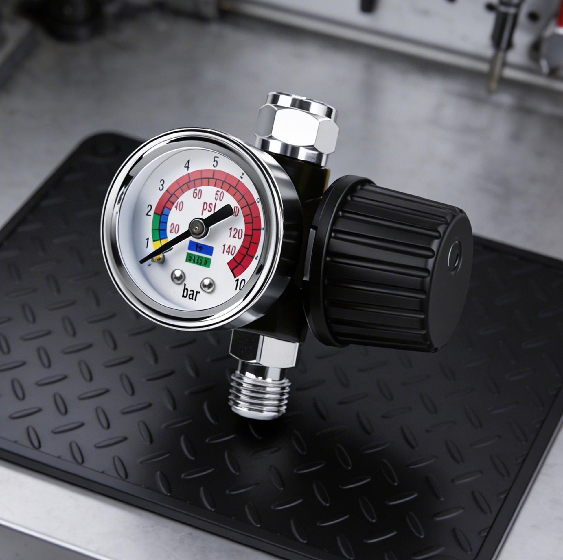 AR-02 air pressure regulator gauge 140 PSI - complete kit contents and included accessories