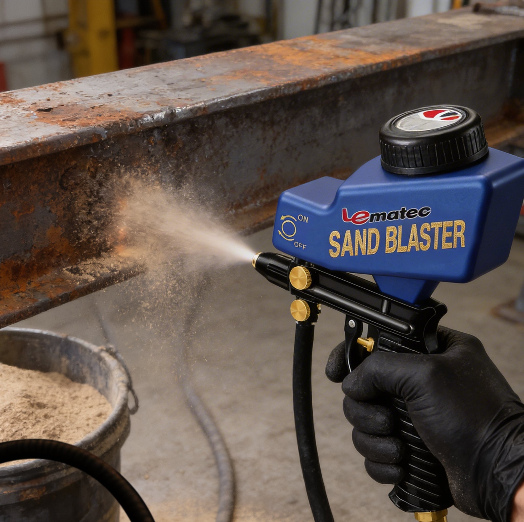 AS118-2 Sandblaster Kit | Dual-Feed 150 PSI | Le Lematec – Pro Air