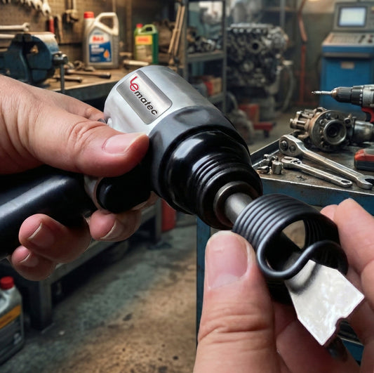 LE-120 Universal Fit Air Hammer Spring - Professional Grade Retainer designed to fit most standard pneumatic hammers and air chisels.