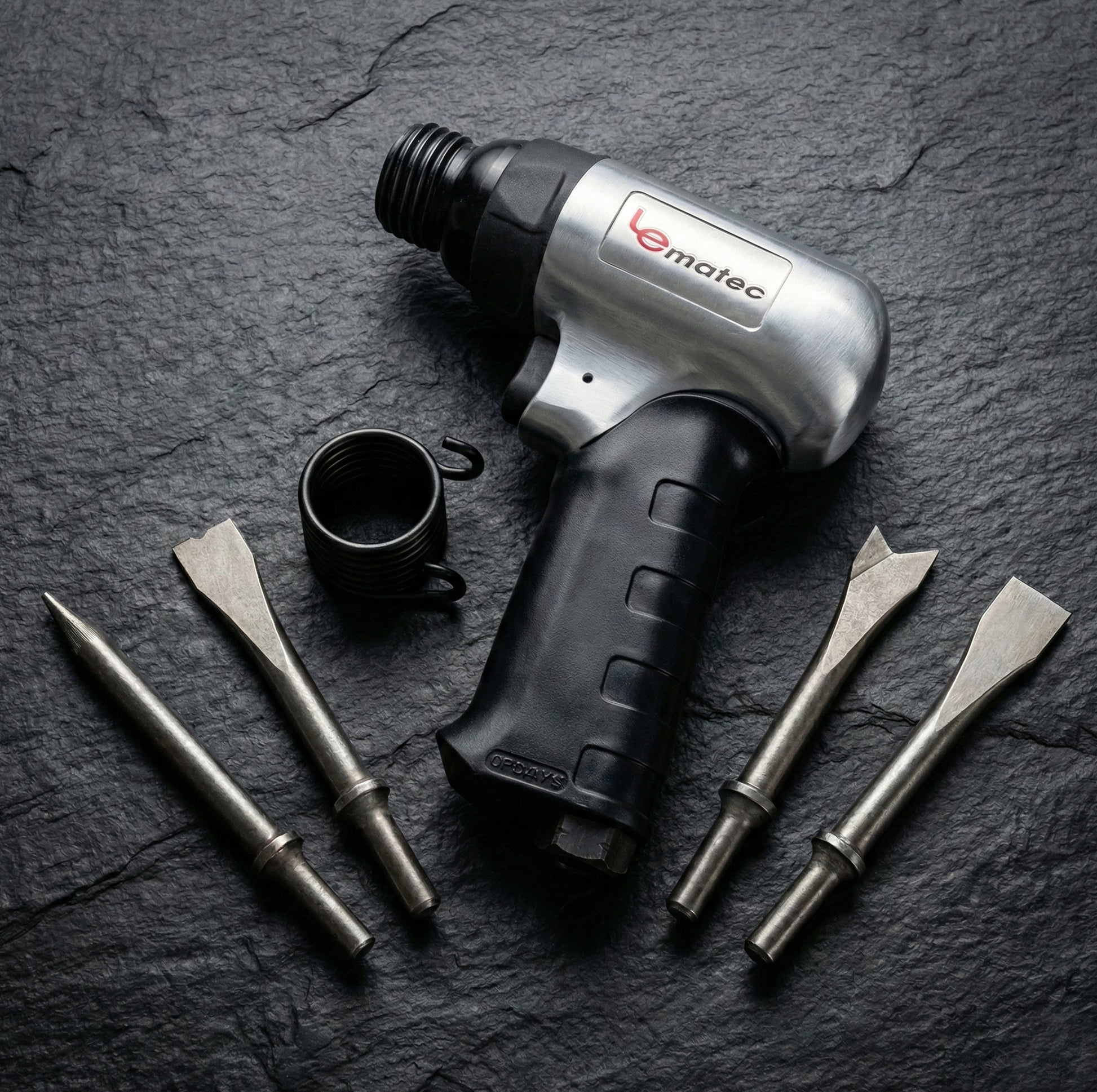 Industrial Grade LE-120 Air Hammer Spring Retainer - Heavy-duty steel construction for reliable use in high-impact industrial applications.