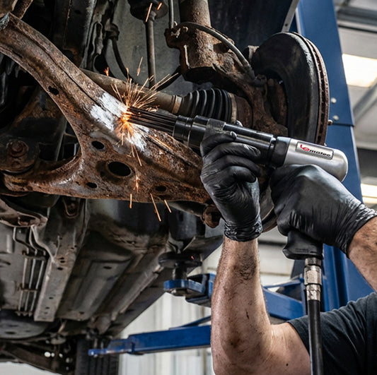 LE-AN324 Air Needle Scaler with Chisel Kit - 19-Piece Needle Set for versatile industrial surface preparation and cleaning