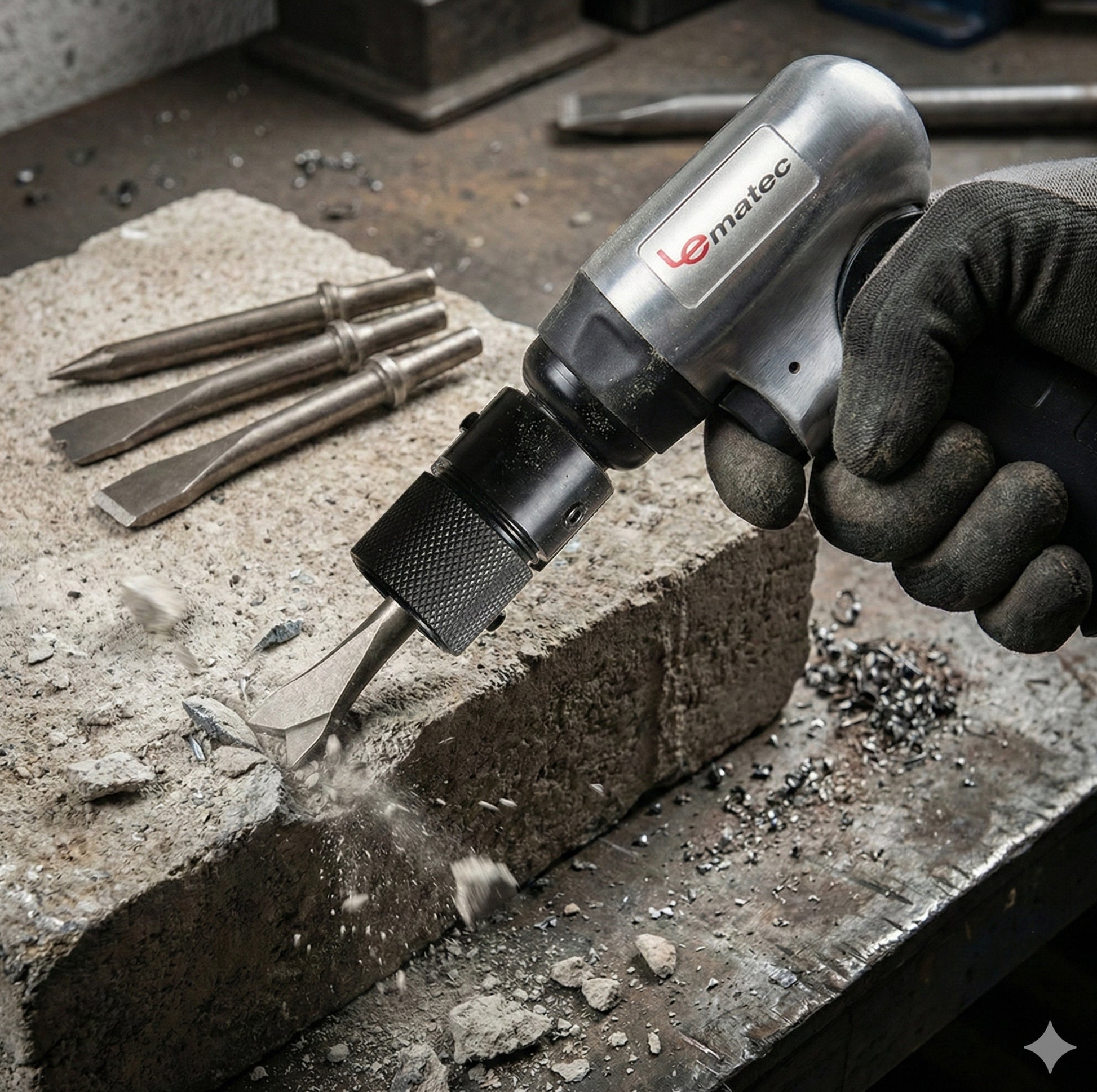 LE-B74 Air Hammer Quick-Change Retainer - Universal Fit (LE-B74) with easy-release spring system for professional-grade pneumatic tool maintenance.