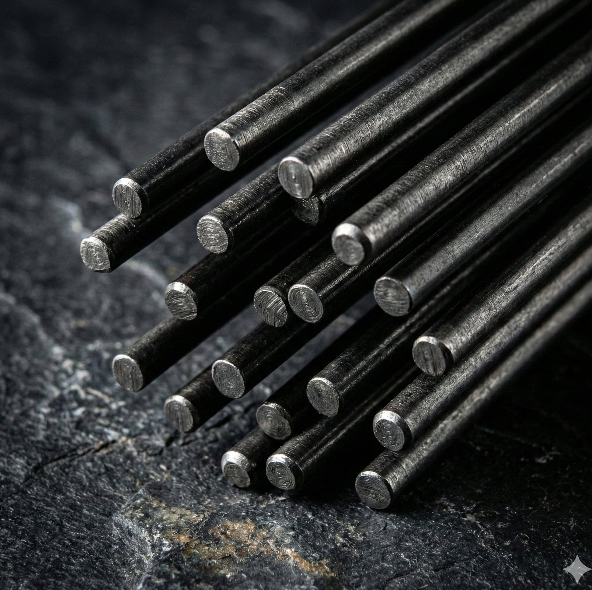 LE-B9707-1 Air Scaler Replacement Needles - 19-Piece Set designed for effective rust, scale, and weld flux removal on metal surfaces.