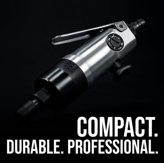 LE-G501 inline air screwdriver by Le Lematec with adjustable clutch and ergonomic grip