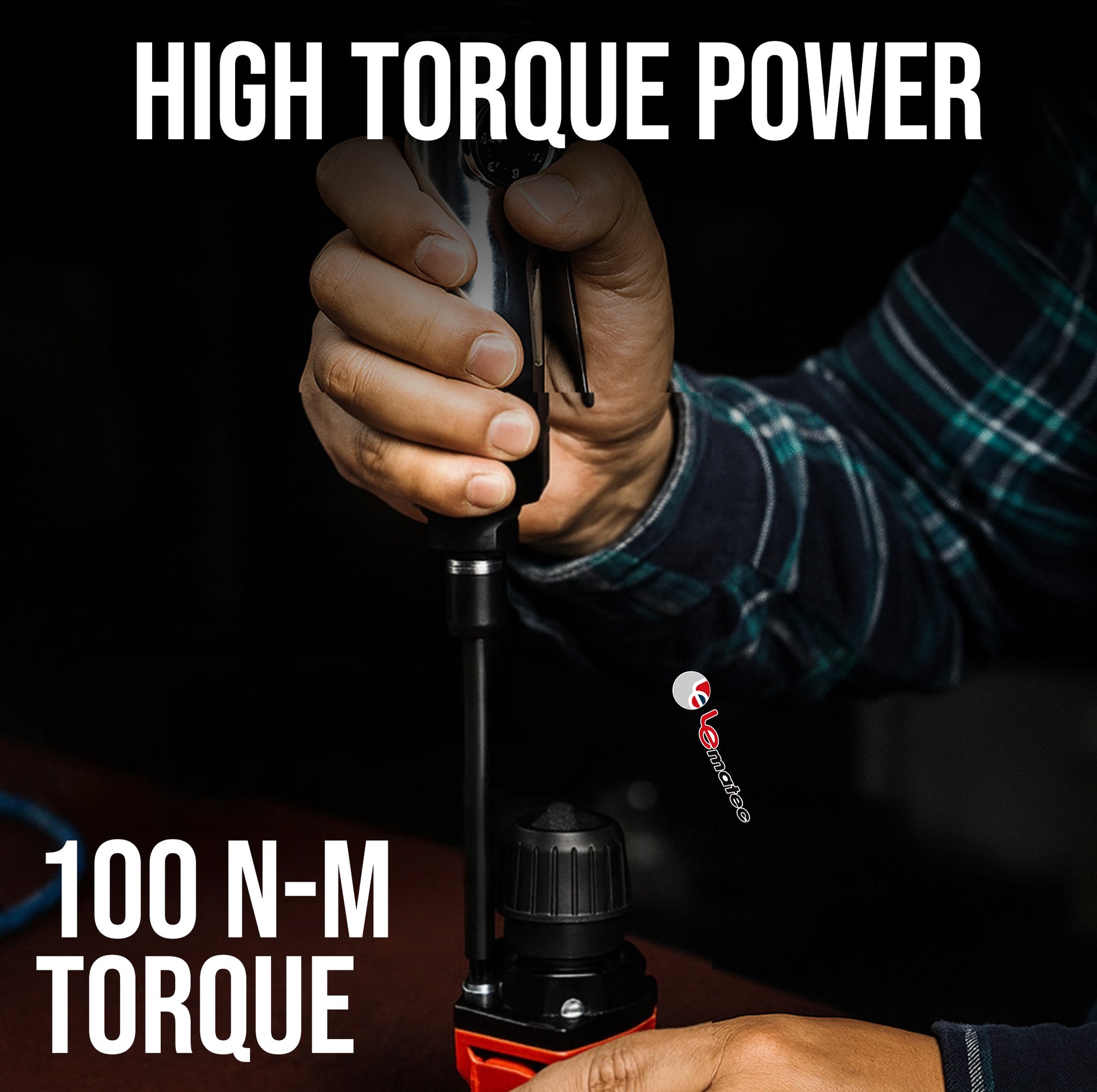 LE-G501 pneumatic screwdriver in use on HVAC assembly line