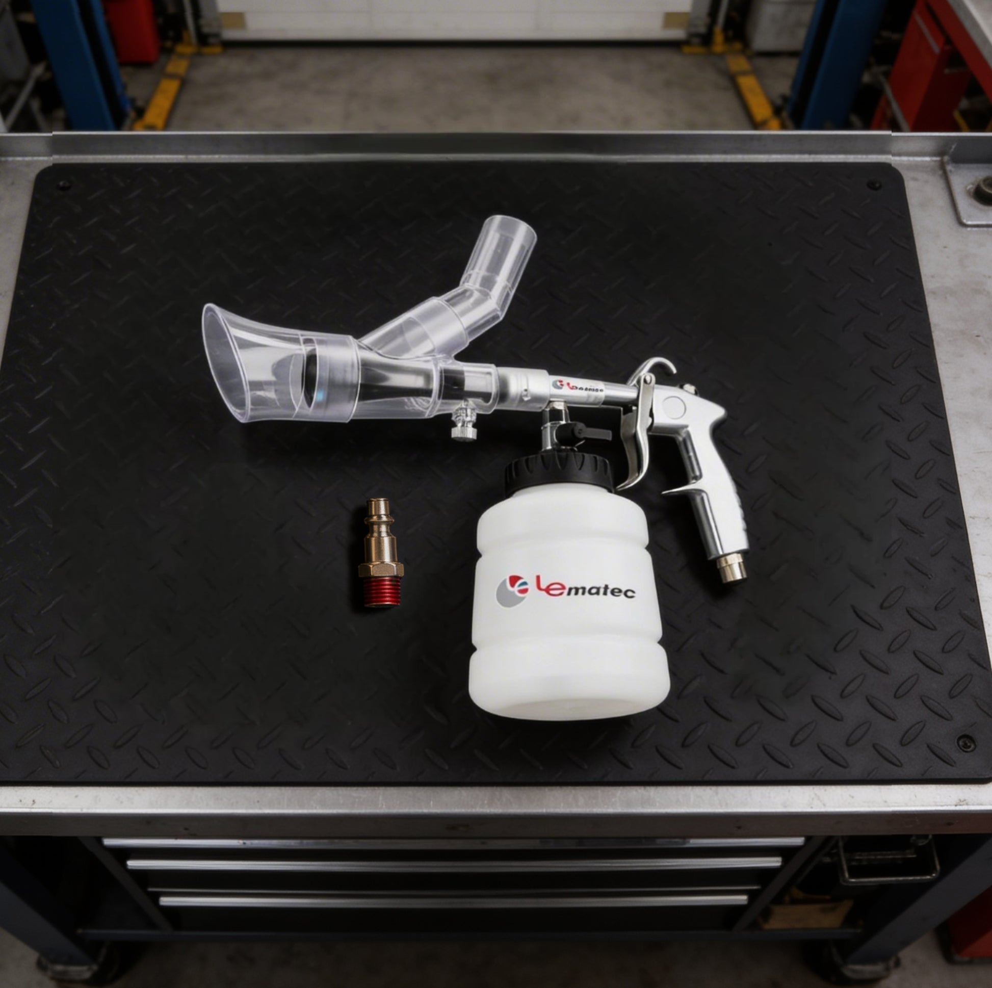 Premium LE-WT-0100SB Car Wash Equipment - Includes Stainless Steel Nozzle and High-Pressure Gun for long-lasting professional detailing performance.