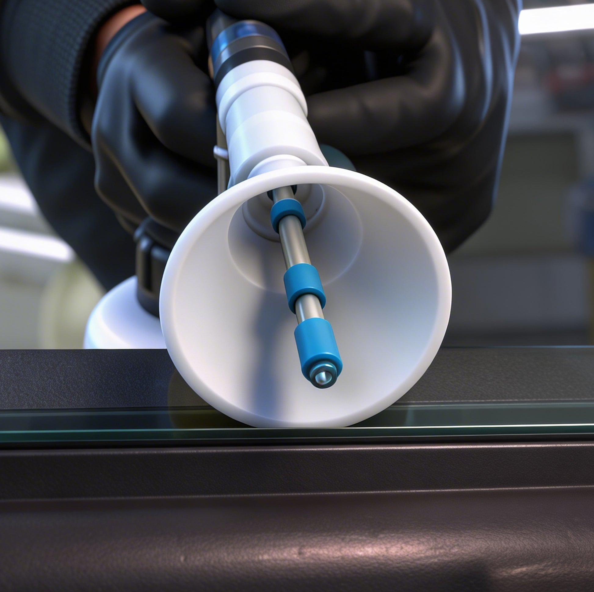 LE-Wt-0100NI Tornado Air Gun - High Velocity Air Pulse Design for effective dust removal and precision maintenance in automotive interiors.