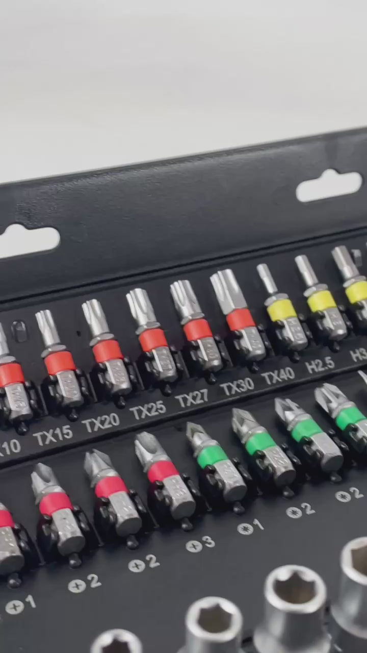 LE-RF237 37PCS 1/4" Drive Socket & Bit Set – Complete Kit