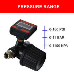 Digital Pressure Gauge | Air Compressor Regulator | Air Pressure Regulator Diaphragm Type by Lematec (DAR02B)