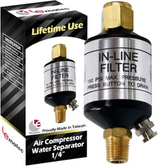 Portable Sandblaster, Inline Oil Water Filter, Air Regulator
