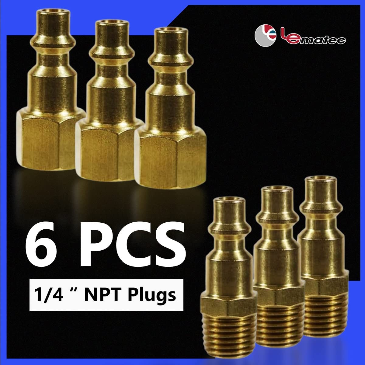 15-Piece Quick Connect Air Compressor Fitting Kit - Professional Grade Brass NPT Connections Set with Storage Case