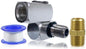 Professional Swivel Air Connector Kit - 120 PSI with Teflon Seal & Male Adapter (AI-112-1)