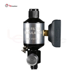 Air filter with digital pressure regulator and gauge