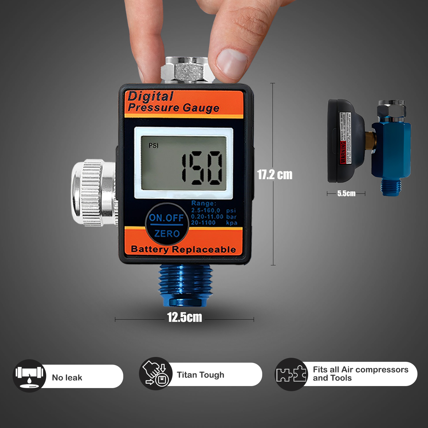 Adjustable digital pressure regulator