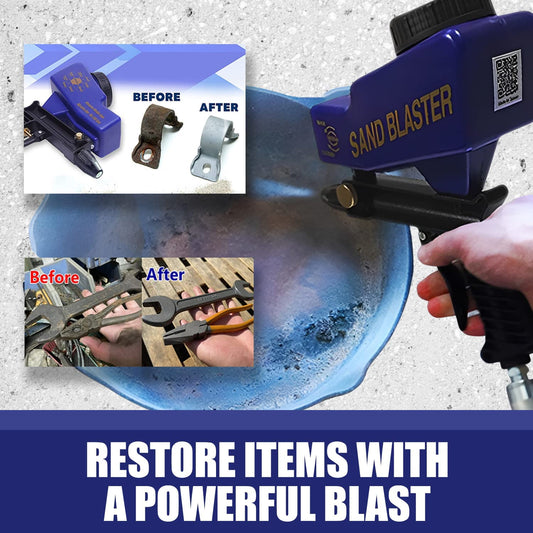 Portable sandblaster kit