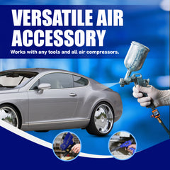 Works with any tools and all air compressors
