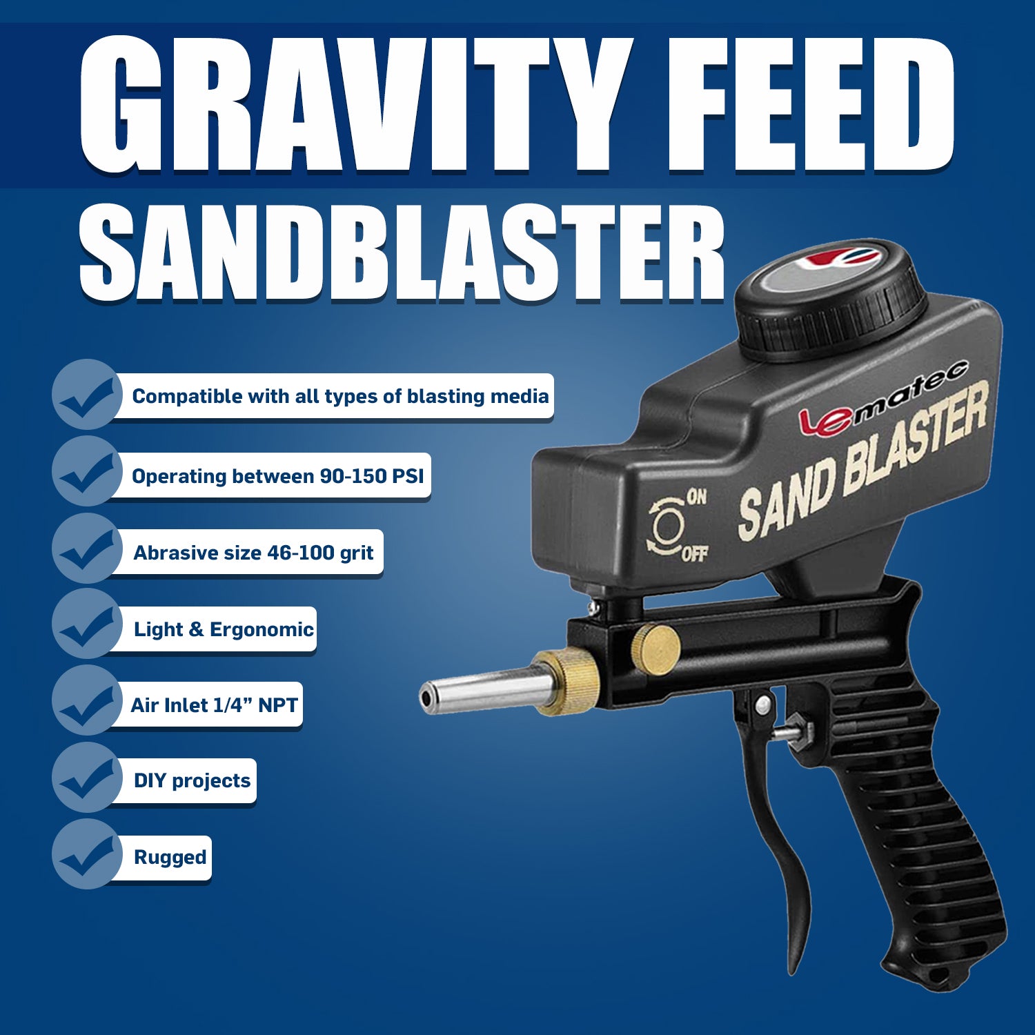 sand blasting gun kit